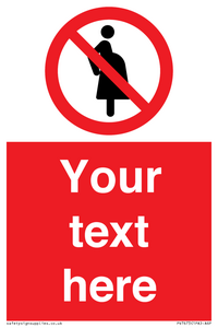 Custom prohibition not for pregnant women